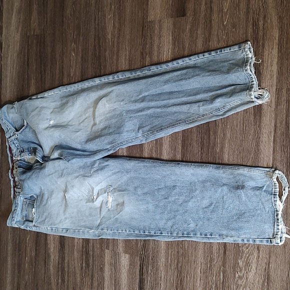 Marc Buchanan pelle pelle blue jeans distressed size 38 waist, length 32 - Picture 12 of 12